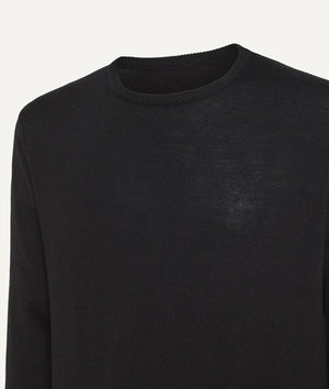 Round Neck in Extrafine Merino Wool