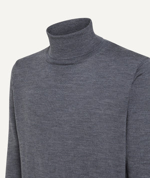 Roll Neck in Extrafine Merino Wool