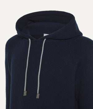 Pullover with Hood in Cashmere