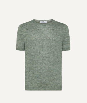 Crew Neck Shirt in Linen