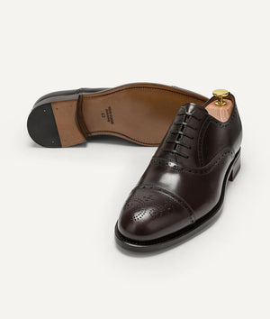 Oxford Half Brogue in Calf Leather