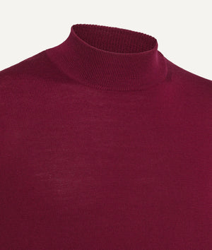 Mock Neck in Extrafine Merino Wool