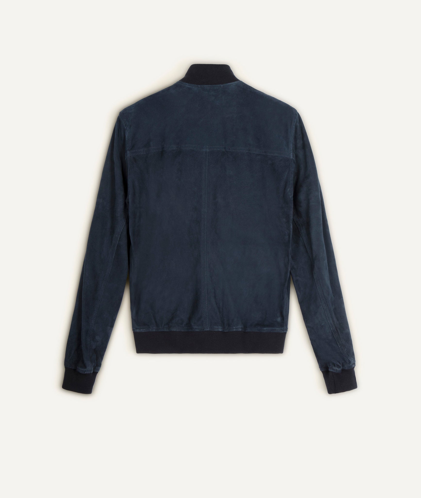 Unlined Bomber Jacket in Suede