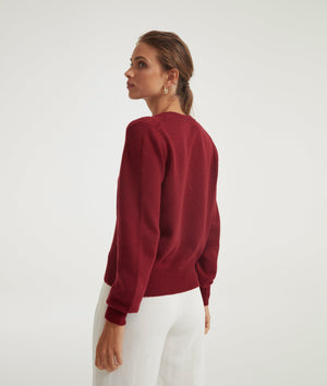 V-Neck in Cashmere and Merino wool