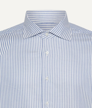 Classic Striped Oxford Shirt in Cotton