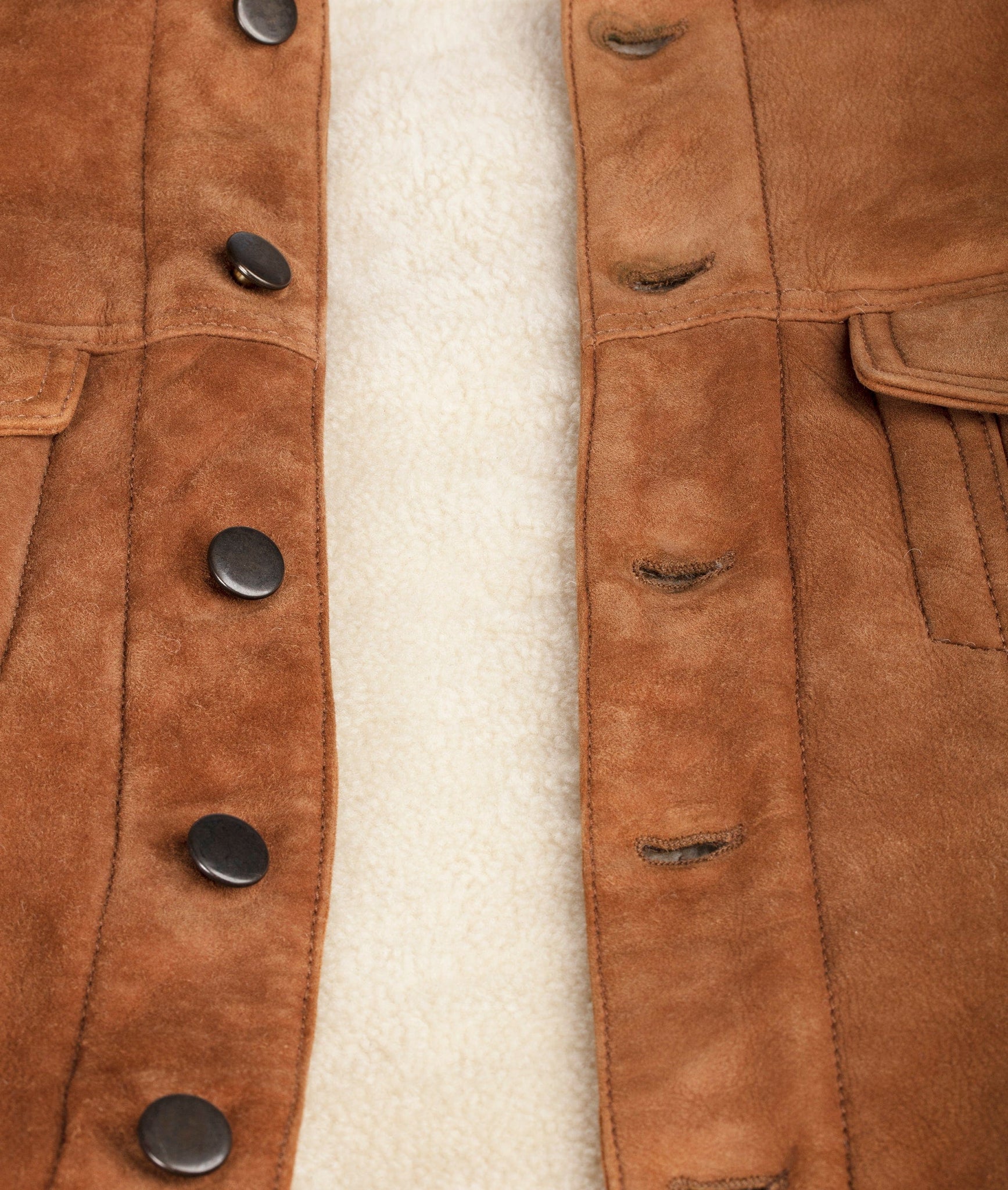 Shearling Trucker Jacket in Lambskin