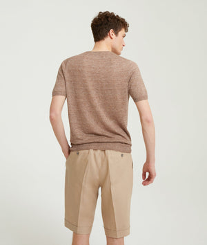 Crew Neck Shirt in Linen