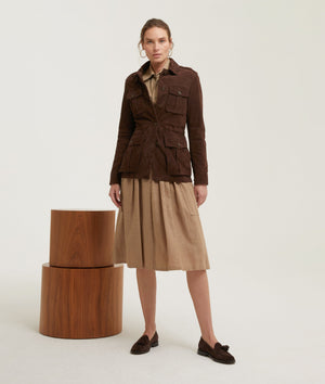 Safari Trench in Suede