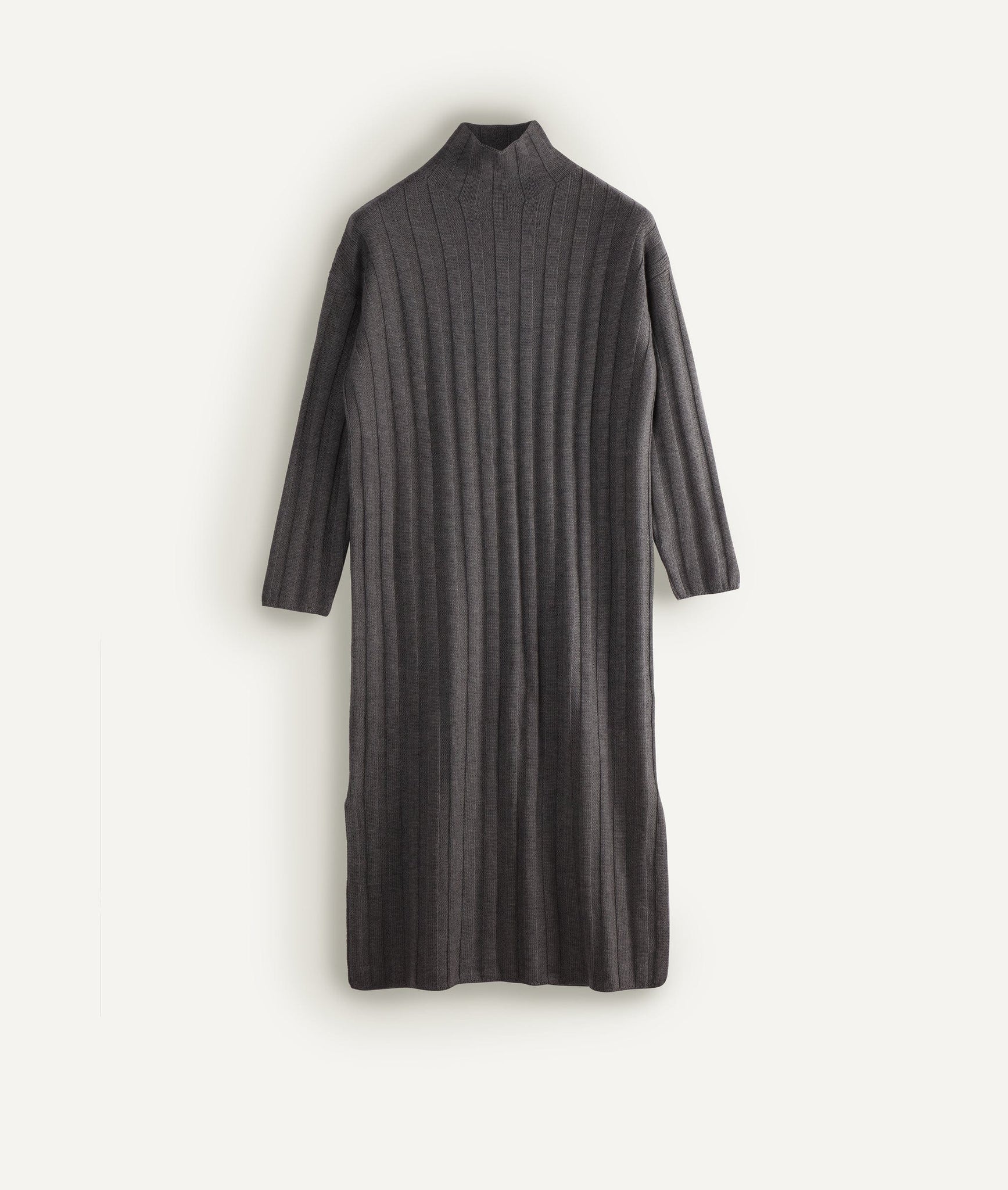 Long Dress with Turtleneck in Cashwool