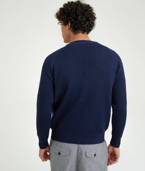 Ribbed Cardigan in Cashwool