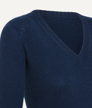 V-Neck Sweater in Cashmere