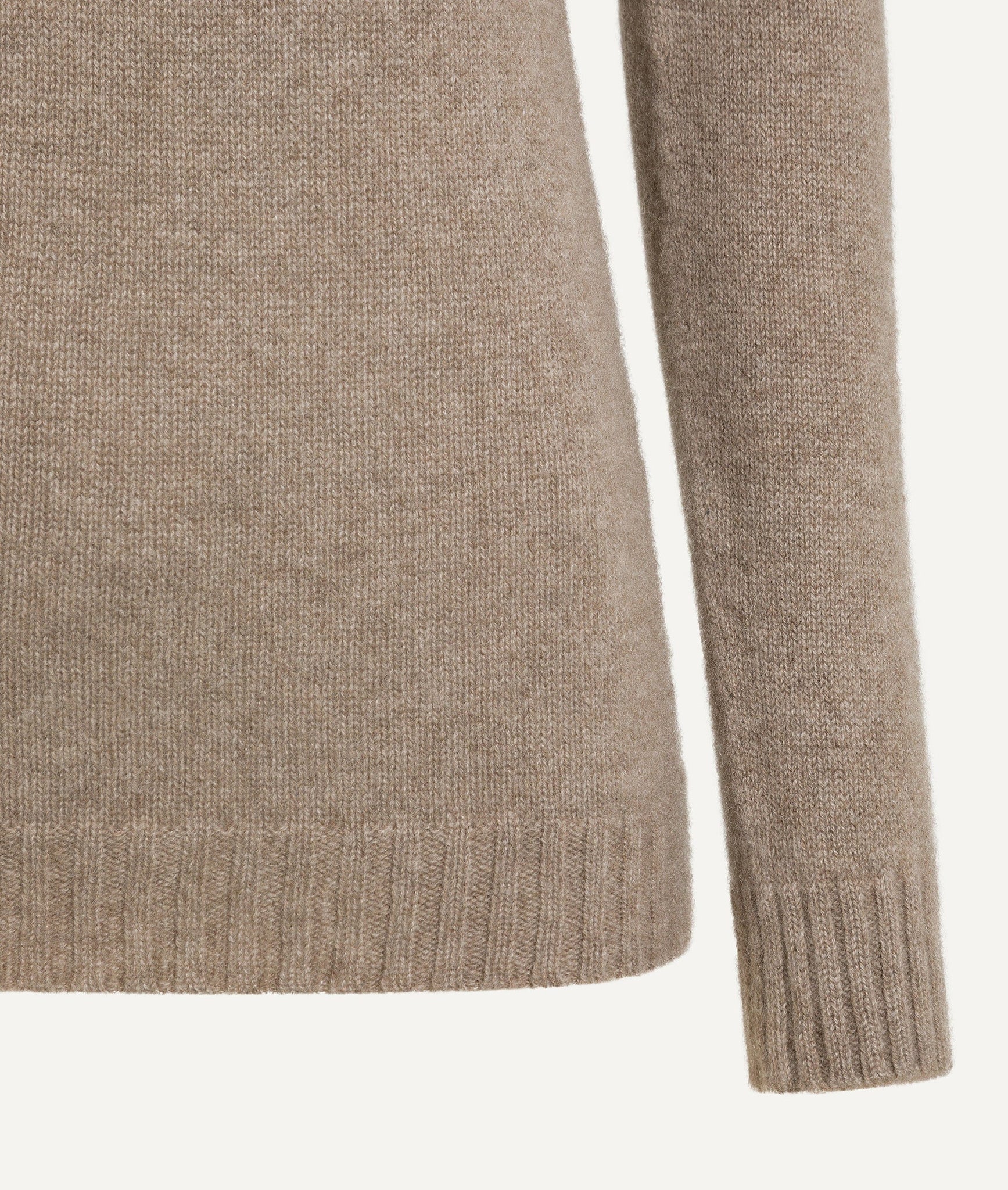 Wide Neck Sweater in Cashmere