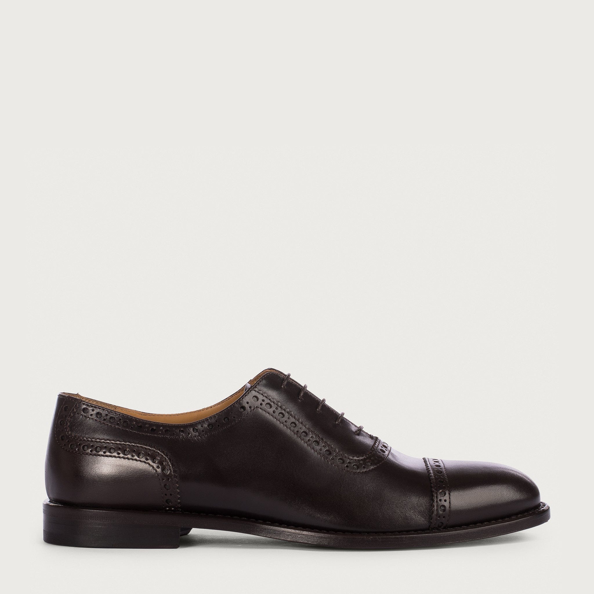 Oxford Half Brogue in Calf Leather