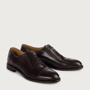 Oxford Half Brogue in Calf Leather