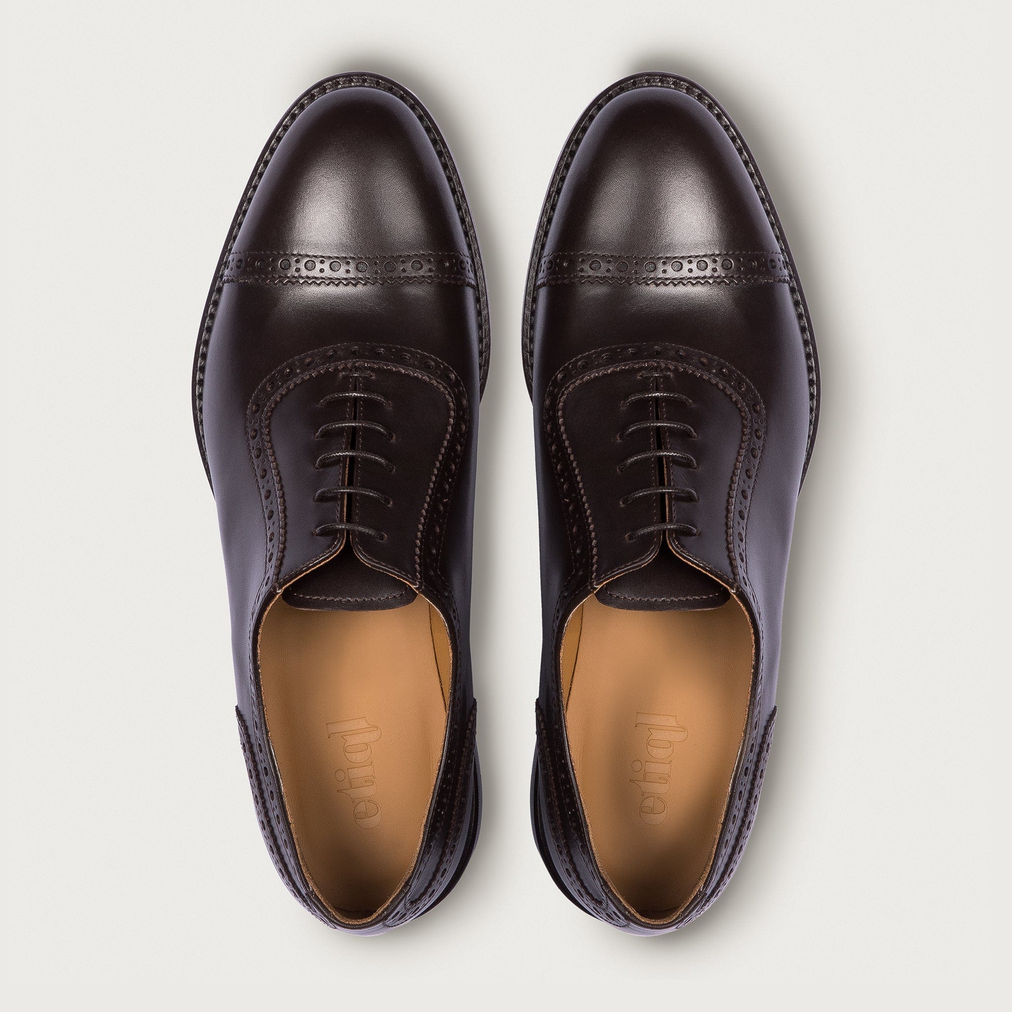 Oxford Half Brogue in Calf Leather