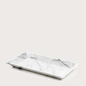 Serving Tray in Carrara Marble