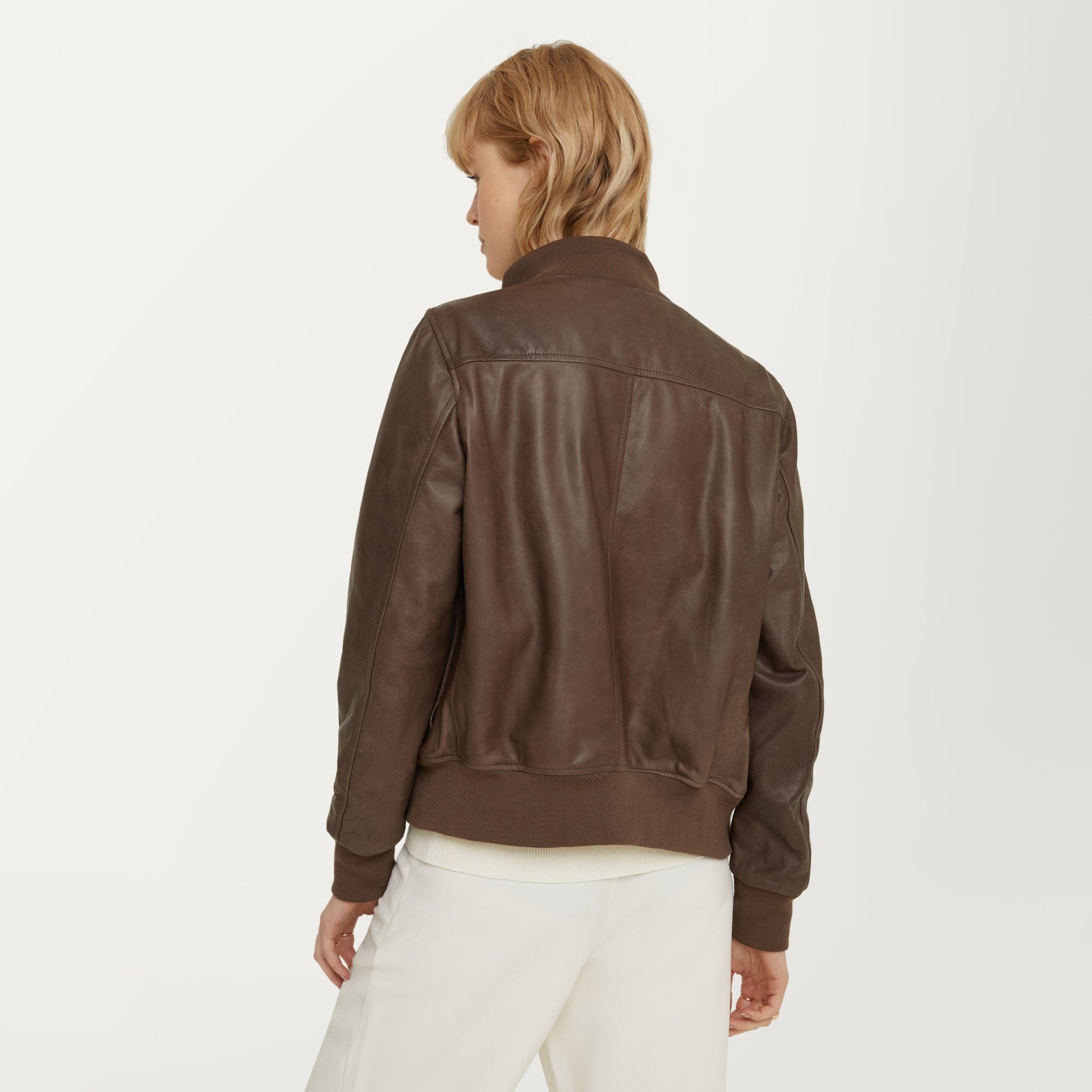 A1 Bomber Jacket in Lambskin