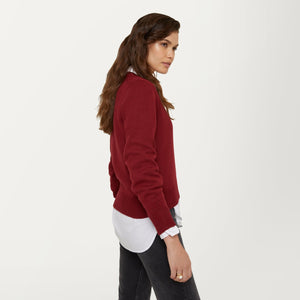 V-Neck in Cashmere and Merino wool