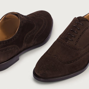 Oxford Full Brogue in Suede