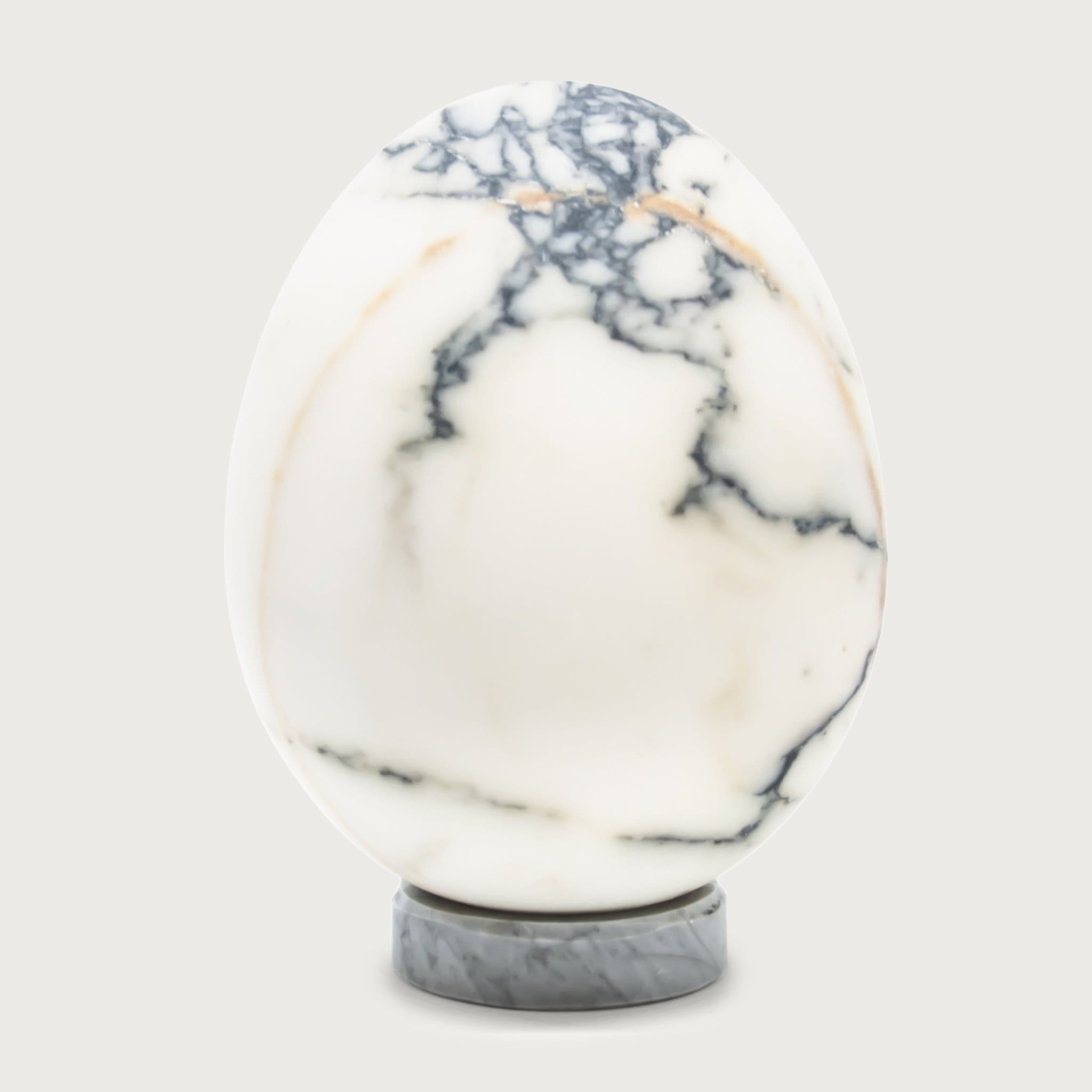 Decorative Egg in Paonazzo Marble